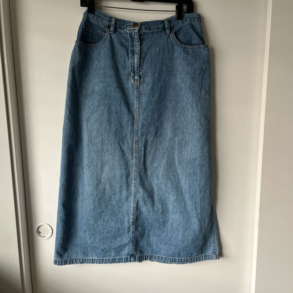 Vintage Classic Blue Denim Skirt